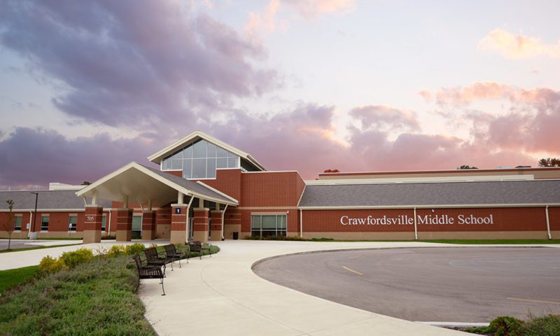 Crawfordsville Middle School exterior