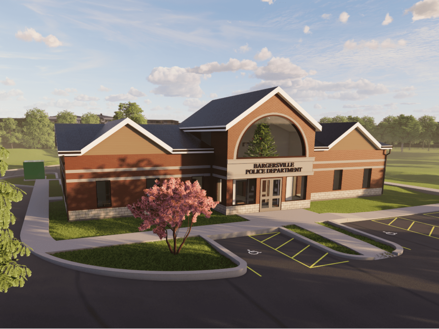Powered by Women in Construction New Bargersville Police Station Tells