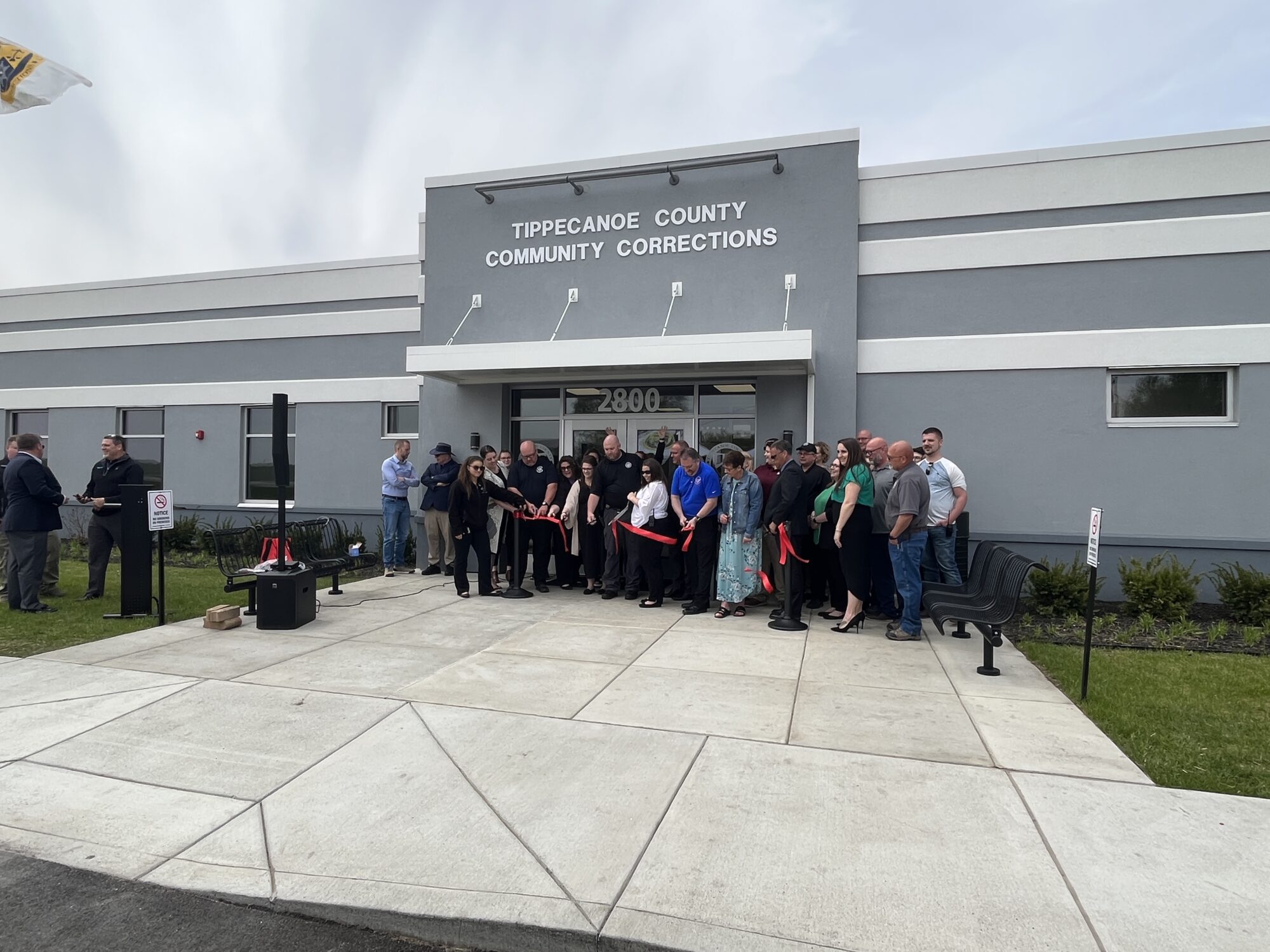 Tippecanoe County Community Corrections Holds Ribbon Cutting Ceremony